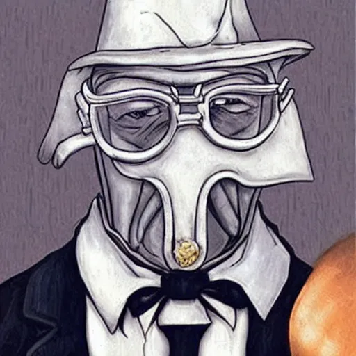 Prompt: Walter White as a Plague Doctor