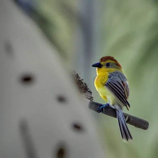 Prompt: Tweetie the bird, XF IQ4, f/1.4, ISO 200, 1/160s, 8K, RAW, unedited, symmetrical balance, in-frame, sharpened