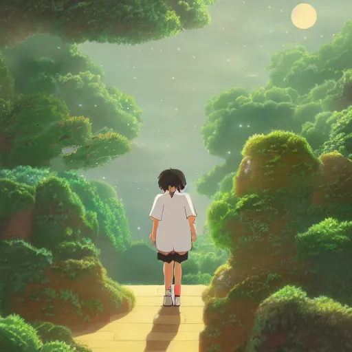 Prompt: dream made by studio ghibli, detailed, high quality, 8 k, smooth