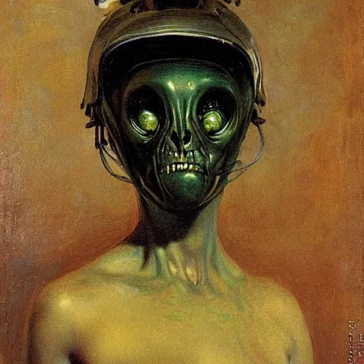 Image similar to alien by ilya repin