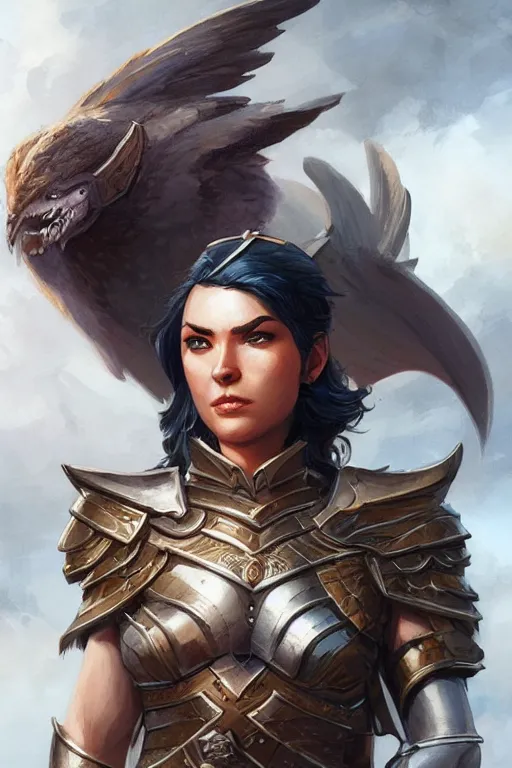 Image similar to amazon valkyrie athena, d & d, fantasy, portrait, highly detailed, headshot, digital painting, trending on artstation, concept art, sharp focus, illustration, art by artgerm and greg rutkowski and magali villeneuve