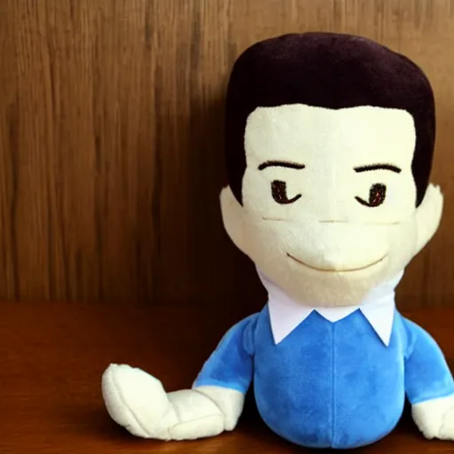 Prompt: rick astley marketable plushie, ultrarealistic