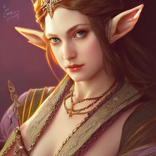 Prompt: beautiful sensual princess zelda, dark fantasy esoteric , closeup, D&D, fantasy, intricate, elegant, highly detailed, digital painting, artstation, concept art, matte, sharp focus, illustration, art by Artgerm and Greg Rutkowski and Alphonse Mucha