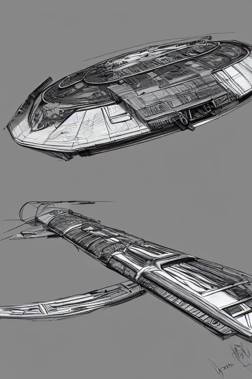 a design project of a warp drive, sketch, detailed, Stable Diffusion