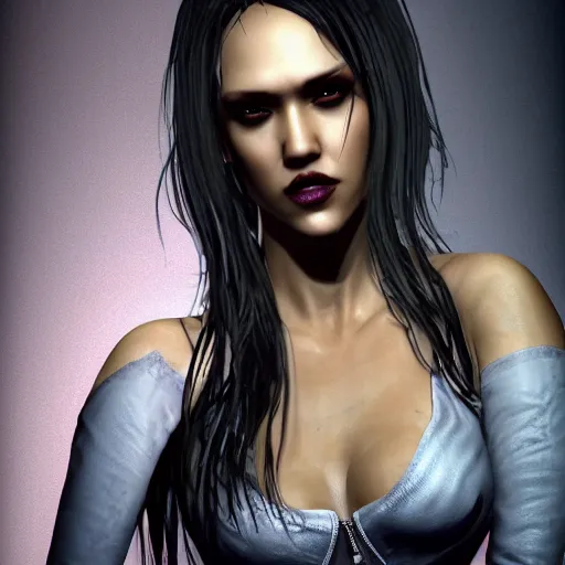 Image similar to jessica alba, vampire the masquerade bloodlines, troika games, vtmb, vtm