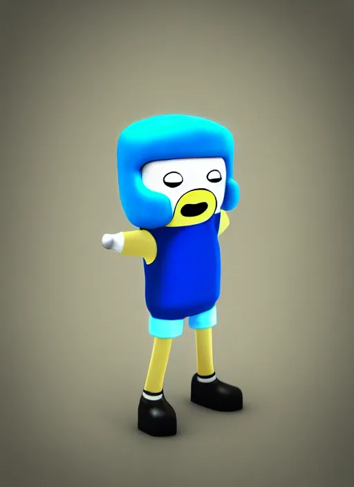 Image similar to adventure time finn the human, realistic, photorealistic, cgi, 3 d render, highly detailed