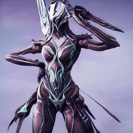 Prompt: fanart of valkyr female warframe, stunning beautiful pose, high quality, artstation, deviantart