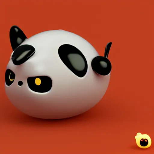 Image similar to portrait of a tamagotchi, 3 d render,