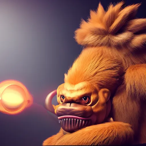 Image similar to photography of a realistic primeape animal, ultra detailed, 8 k, cinematic lighting, natural background, trending on artstation, pokemon