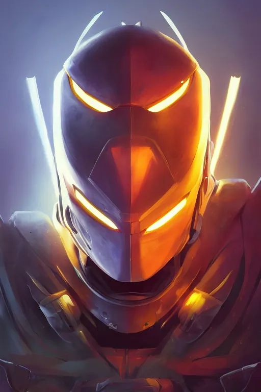 Image similar to epic mask helmet robot ninja portrait stylized as fornite style game design fanart by concept artist gervasio canda, behance hd by jesper ejsing, by rhads, makoto shinkai and lois van baarle, ilya kuvshinov, rossdraws global illumination radiating a glowing aura global illumination ray tracing hdr render in unreal engine 5