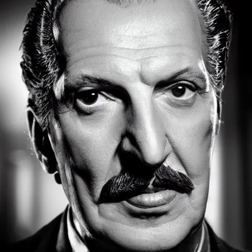 Image similar to dslr photo portrait still of vincent price in the new sci - fi movie, 8 5 mm, f 1. 8, 8 k,