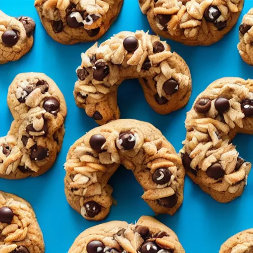 Image similar to cookie monster donuts