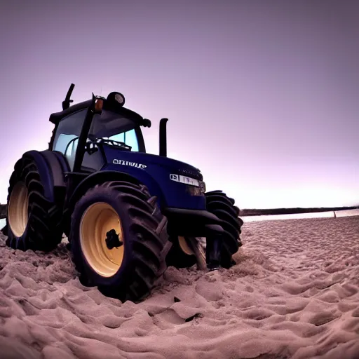 Image similar to wide angle ultrawide shot backlit tractor ploughing the seabed underwater photo on gopro, moody colours