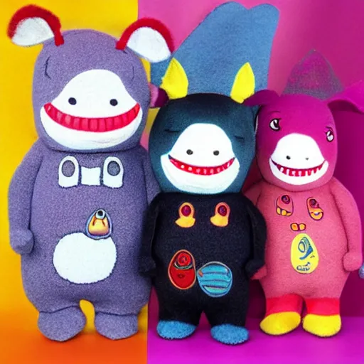 Prompt: ugly doll characters, high quality,