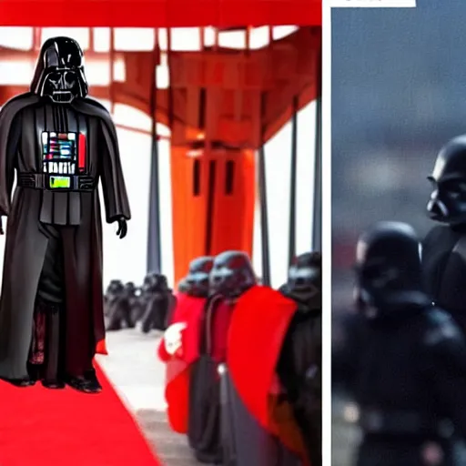 Image similar to Xi Jinping as Darth Vader