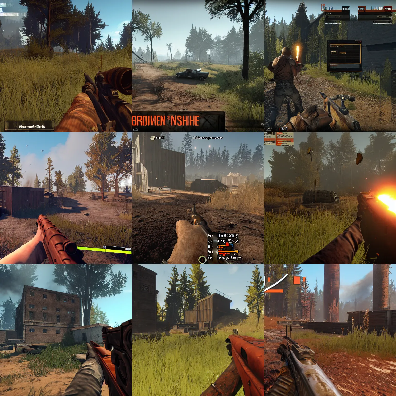 Prompt: Rust Gameplay Screenshot