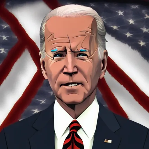 Prompt: Joe Biden in the style of FFXIV. Final Fantasy 14, portrait, highly detailed