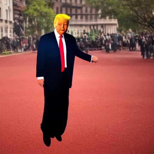 Prompt: color corrected Donald Trump