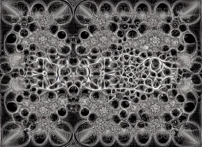 Image similar to an intricate and beautiful fractal in the style of fractal architect,