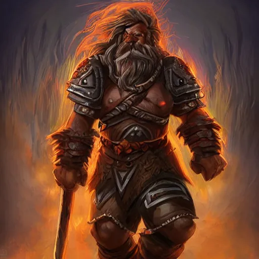 Prompt: fierce bearded dwarf, face and body clearly visible, ultradetailed, warrior, doubleaxe, scary, long hair, DnD art, epic fantasy style art, fantasy epic digital art, epic fantasy art, hearthstone style art