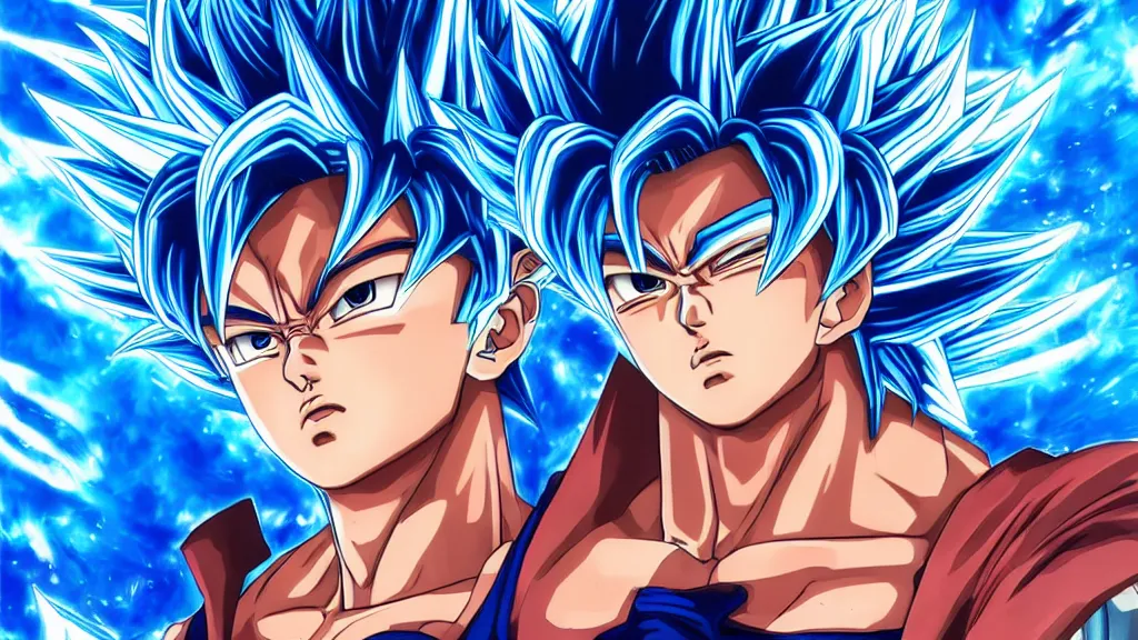 Goku Super Saiyan Blue — Created by me @the.artful.ai