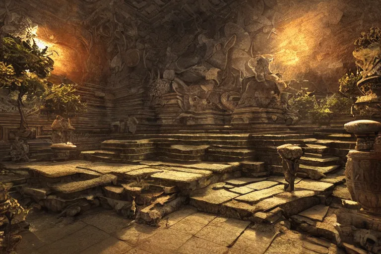 Prompt: the most amazing dream you ever had about ancient java, hyper realistic, ambient lighting, concept art, intricate, hyper detailed, smooth, volumetric lighting, octane