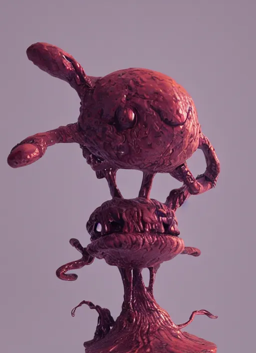 Prompt: strange alien surrealist detailed sculptural objects designed by Peter & Eva Moritz, modeled after splashing liquid in slow motion, photorealistic, 3d render, award winning render, unreal engine, octane render, studio lighting, 8k, hd