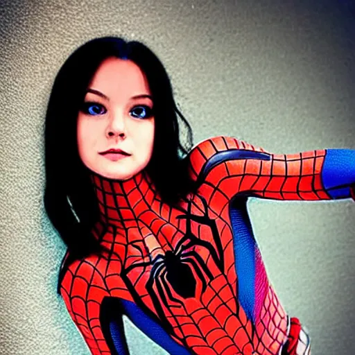 Prompt: spider man as a hot girl