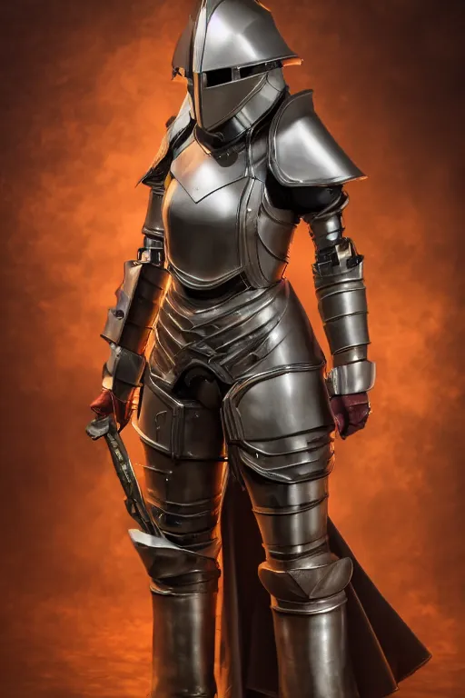 Image similar to a female DND warforged, high resolution film still, 8k, HDR colors, cosplay, studio lighting