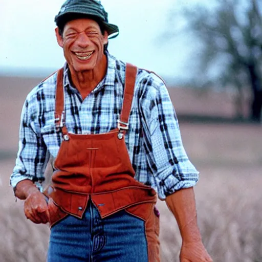 Prompt: jim varney buck tooth farmer