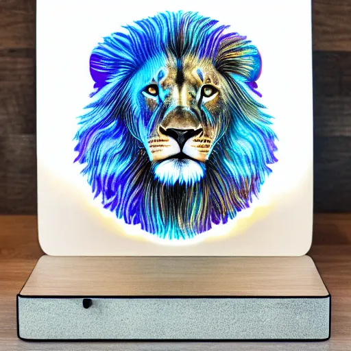 Image similar to hologram lion