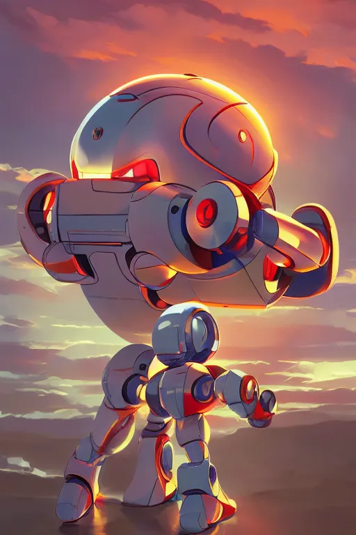 Image similar to metabots medabots medarotto medarot robot minimalist comics, behance hd by jesper ejsing, by rhads, makoto shinkai and lois van baarle, ilya kuvshinov, rossdraws global illumination ray tracing hdr radiating a glowing aura