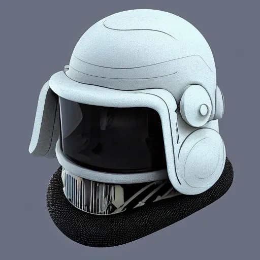 Prompt: highly detailed futuristic pressure helmet