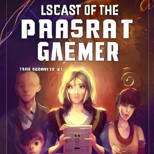 Prompt: portrait of the last living gamer by official script