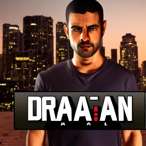 Image similar to !dream hasan as a GTA style character on a loading screen, 4k, high detail, high-resolution photograph, professional photography, ultra-detail