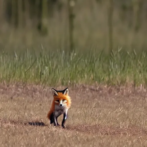 Prompt: fox in stray game