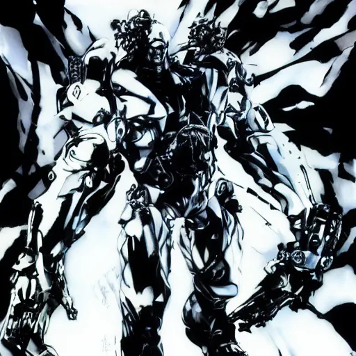 Prompt: tim allen apophasis by yoji shinkawa apophasis