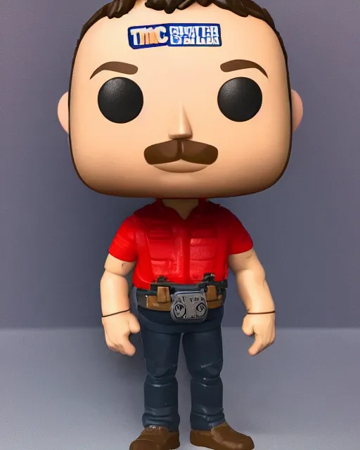 Image similar to A Tim the Toolman Taylor Funko Pop. Photographic, photography