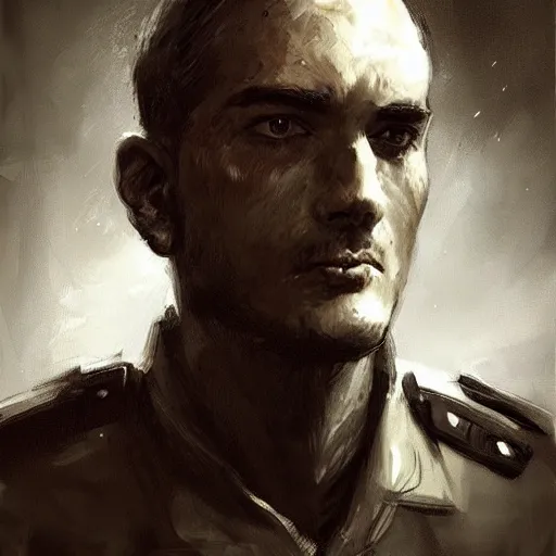 Prompt: portrait of ruben ruiz ibarruri, tragic, military art, fantasy, hd shot, digital portrait, beautiful, artstation, comic style, by artgerm, guy denning, jakub rozalski, magali villeneuve and charlie bowater