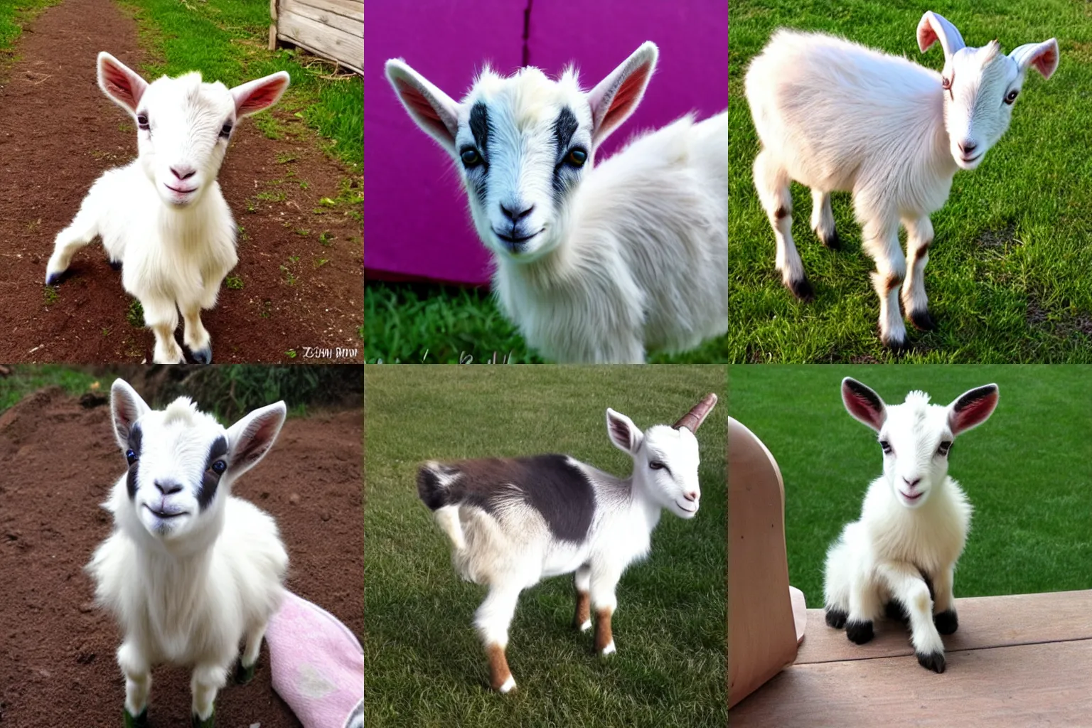 Prompt: the cutest baby goat, award winning contest entry