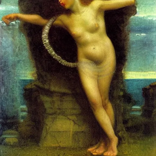 Image similar to Medusa by Arnold Böcklin