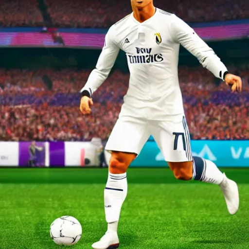 Image similar to Cristiano Ronaldo made by Pixar, 8k