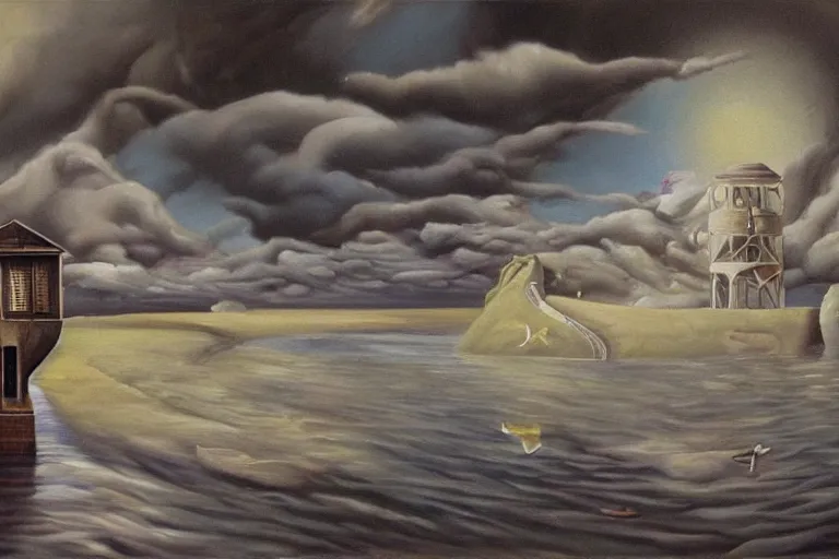 Prompt: timewind, surrealism, elegant oil painting, highly detailed.