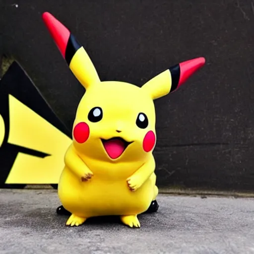 Image similar to photo of a pikachu with the face of emma watson