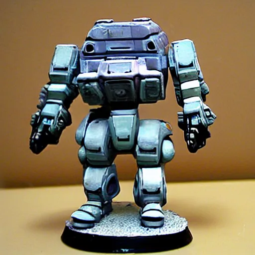 Prompt: fat space military mech
