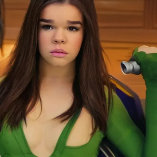 Image similar to Hailee Steinfeld as She Hulk