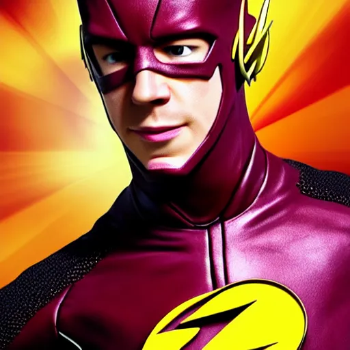 Image similar to CGI render of the flash as waya steurbaut in the style of waya Steurbaut