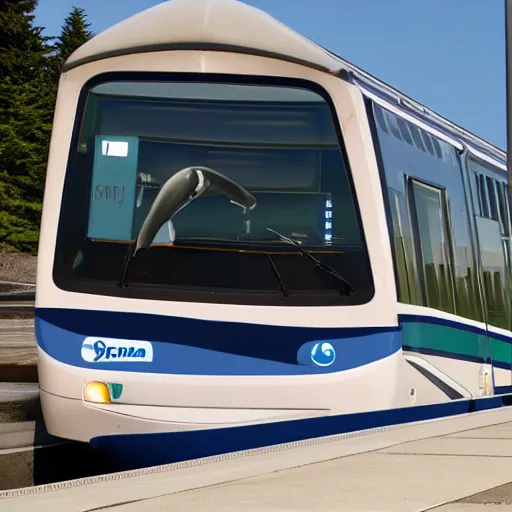 Prompt: an orca card for puget sound transit