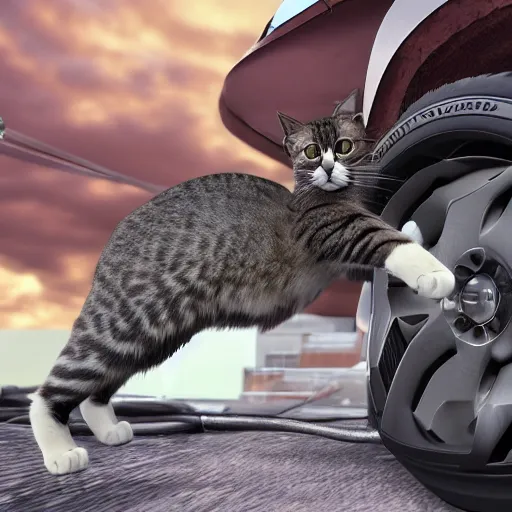 Cat Car Crash Meme, GIF - Share with Memix