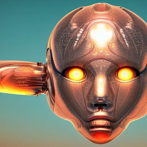 Prompt: an insanely detailed cibernetic artwork of a futuristic artificial intelligence superstar, extremely detailed water texture, centered image, perfectly symmetrical alien face, with frames made of detailed fractals, octane render, 4k, insanely detailed, detailed grid as background, photorealistic digital art, sunset colors, cgi